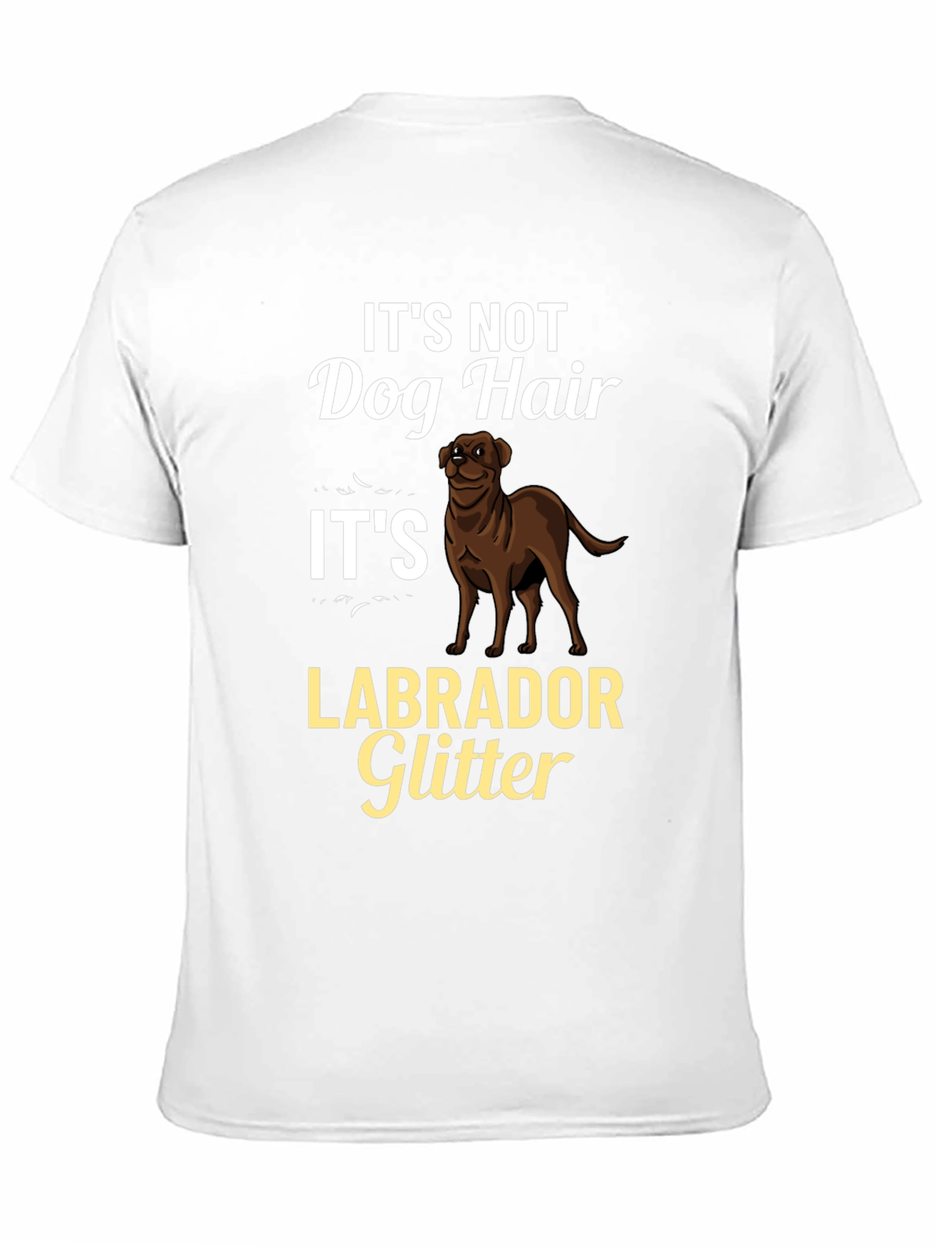 Labrador Glitter Graphic T-Shirt