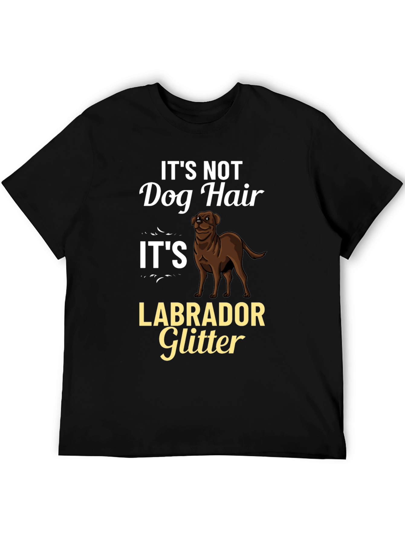 Labrador Glitter Graphic T-Shirt