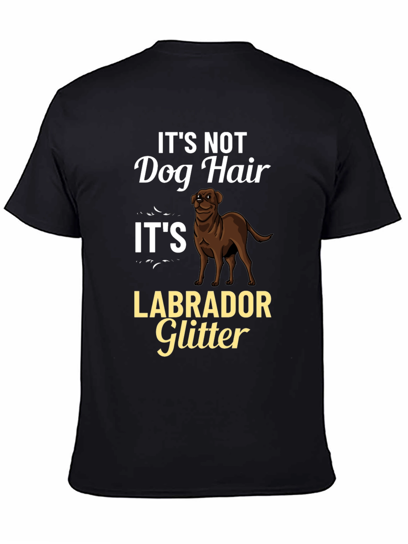 Labrador Glitter Graphic T-Shirt