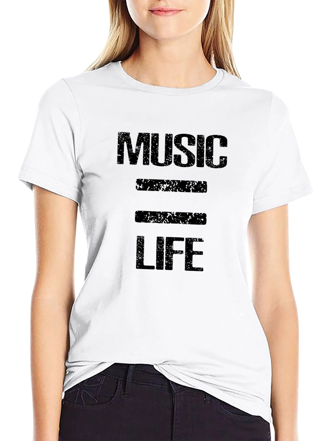 Music = Life Graphic T-Shirt