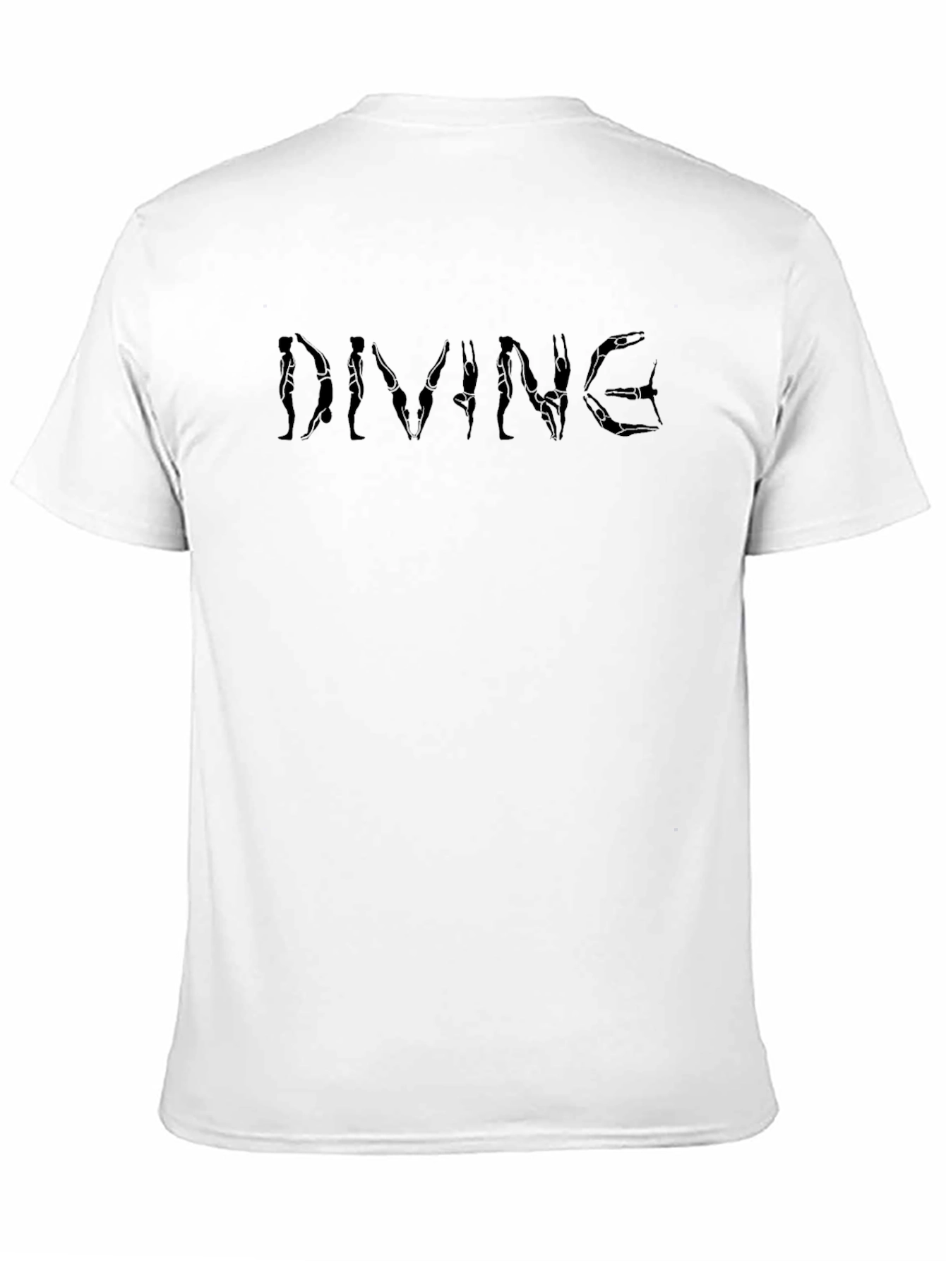 Diving Pose T-Shirt - Black
