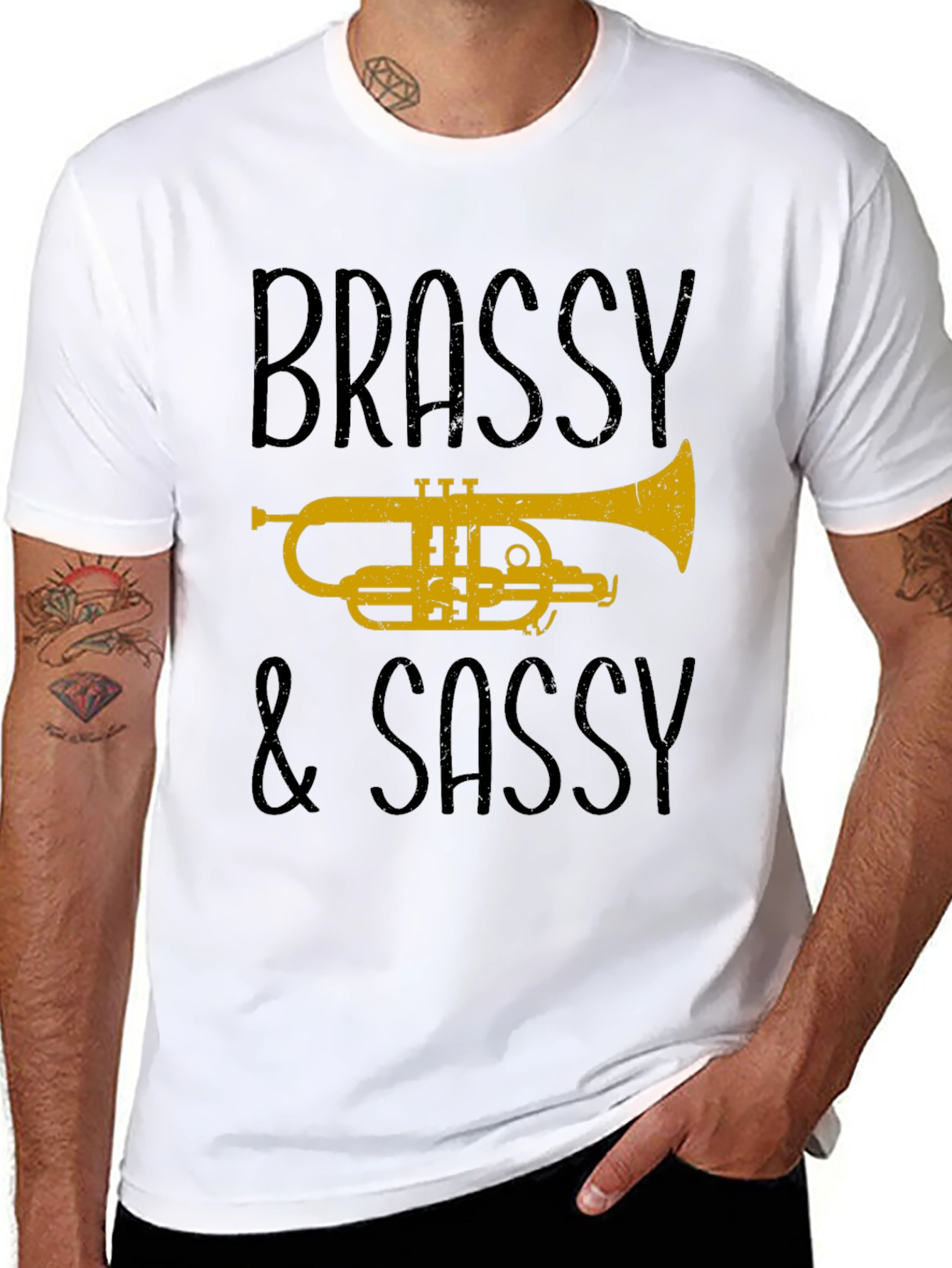 Brassy & Sassy Trumpet Graphic Tee