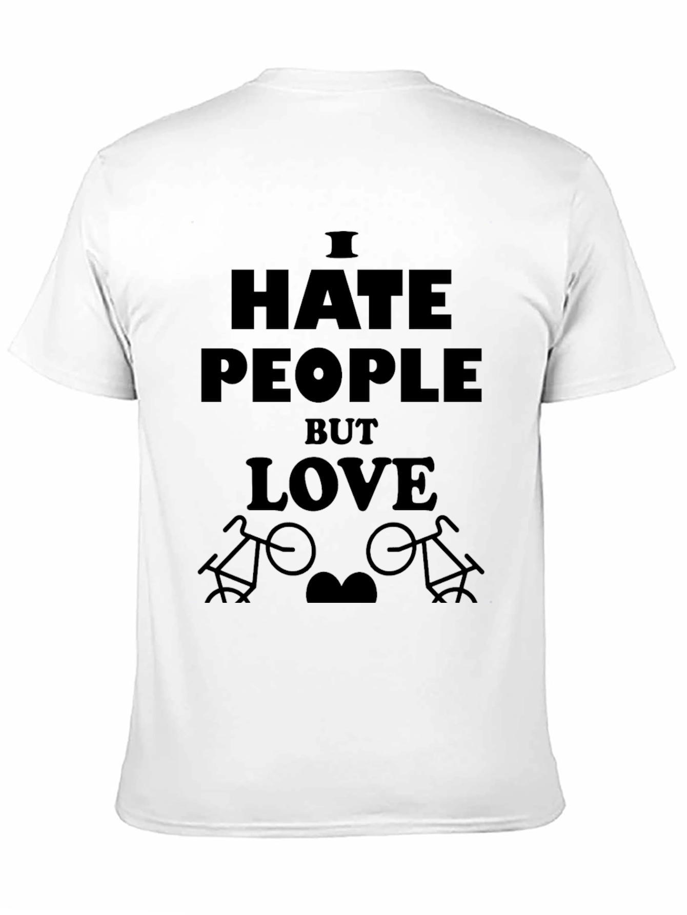 I Hate People But Love Bikes T-Shirt