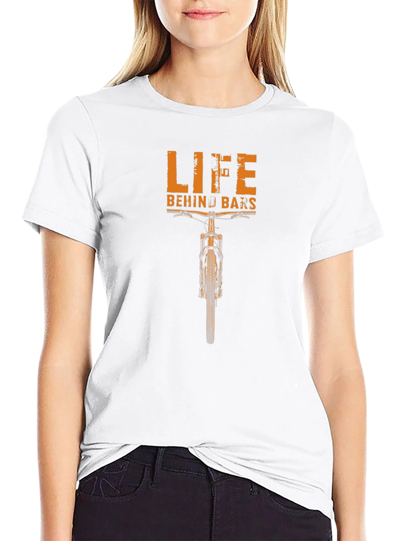 Life Behind Bars T-Shirt - Biker Graphic Tee