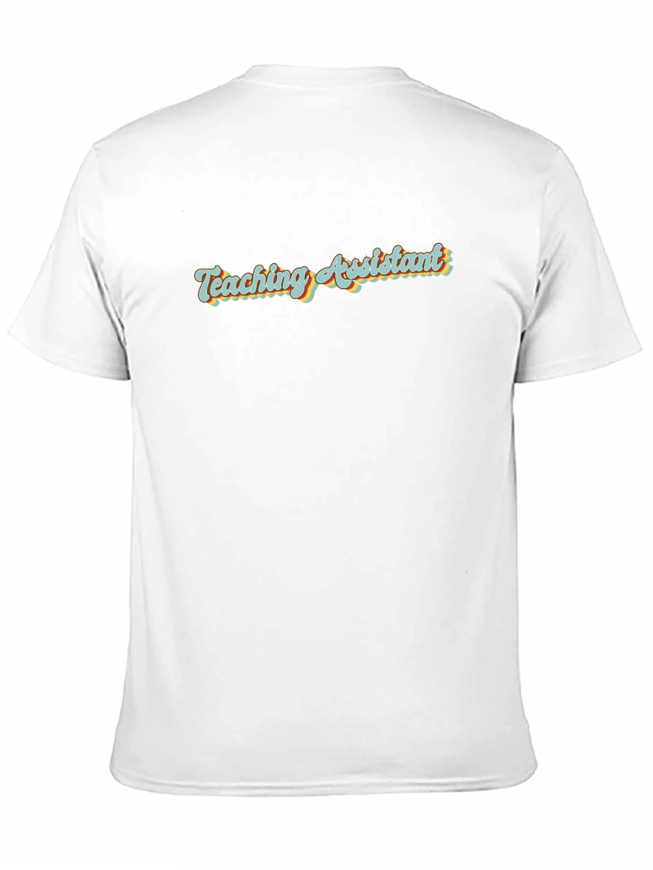 Teaching Assistant Retro Style Black T-Shirt