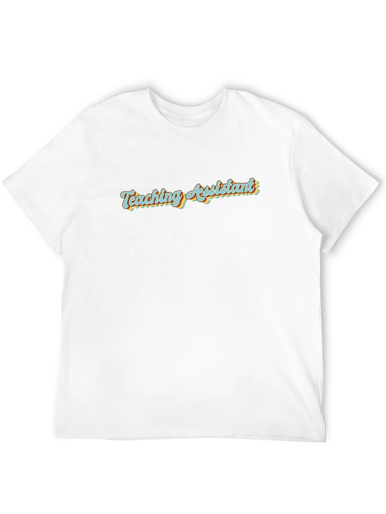 Teaching Assistant Retro Style Black T-Shirt