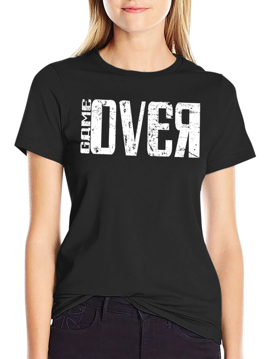 Game Over T-Shirt - Black Graphic Tee