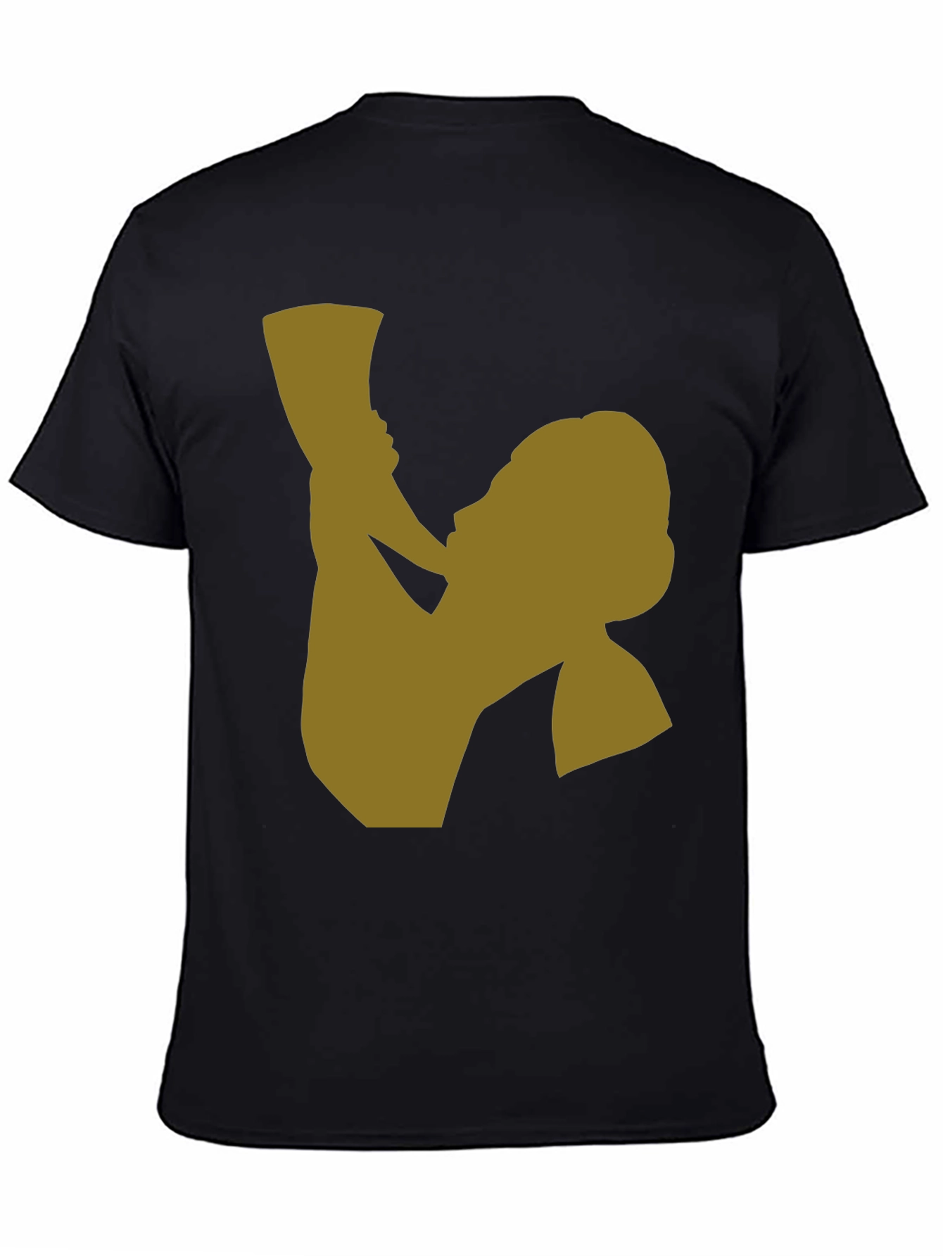 Silhouette Graphic Tee - Black Cotton Blend