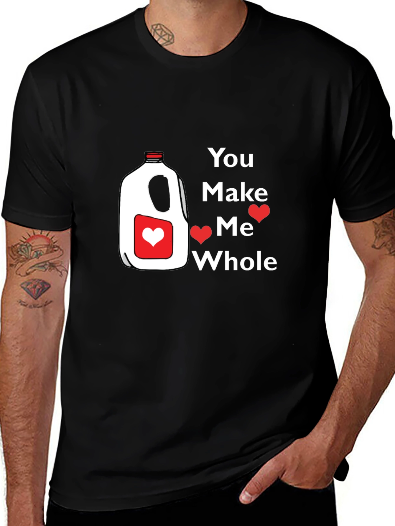 You Make Me Whole Milk Valentine T-Shirt