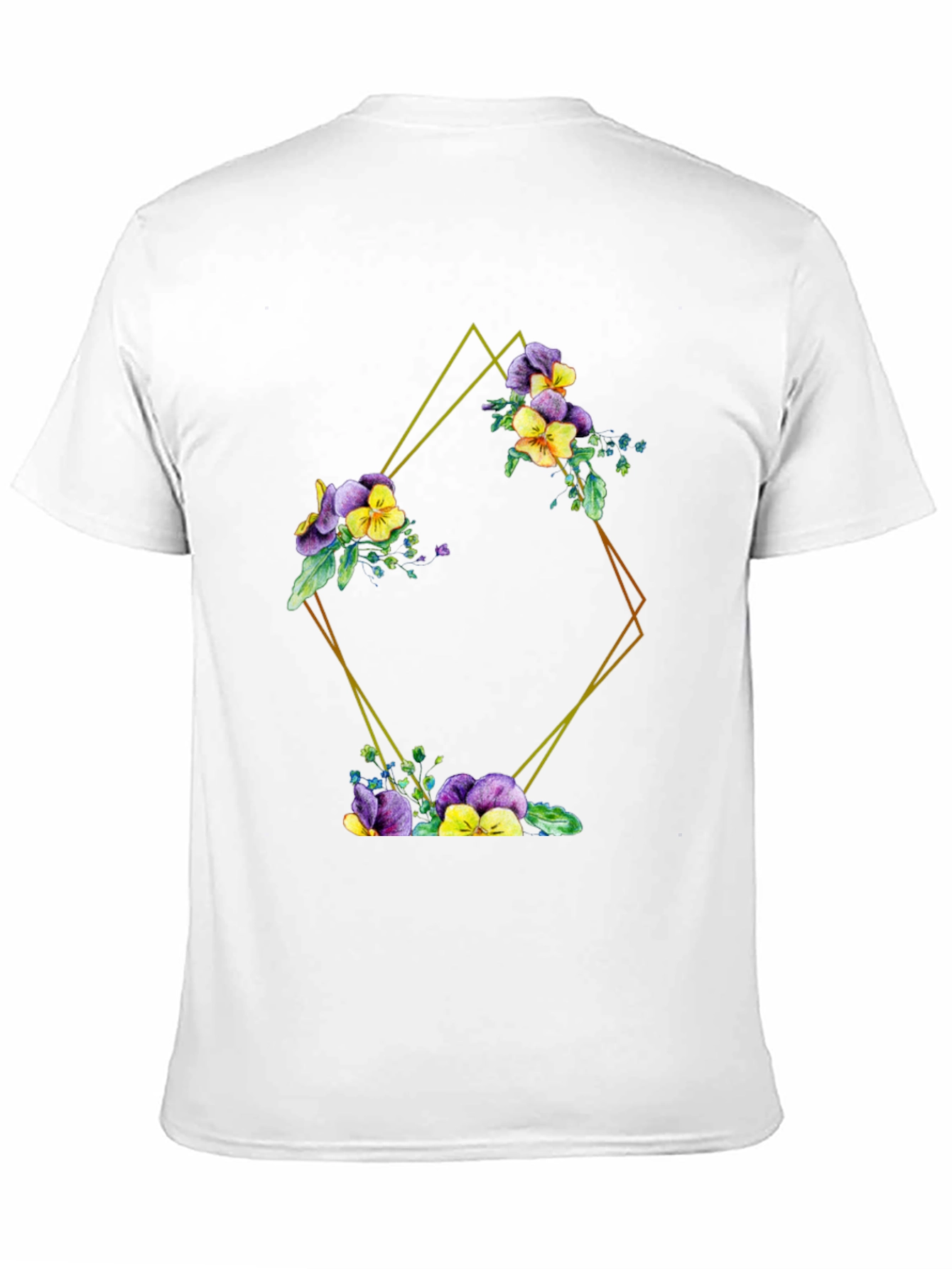 Floral Diamond Graphic Tee - Stylish & Unique!