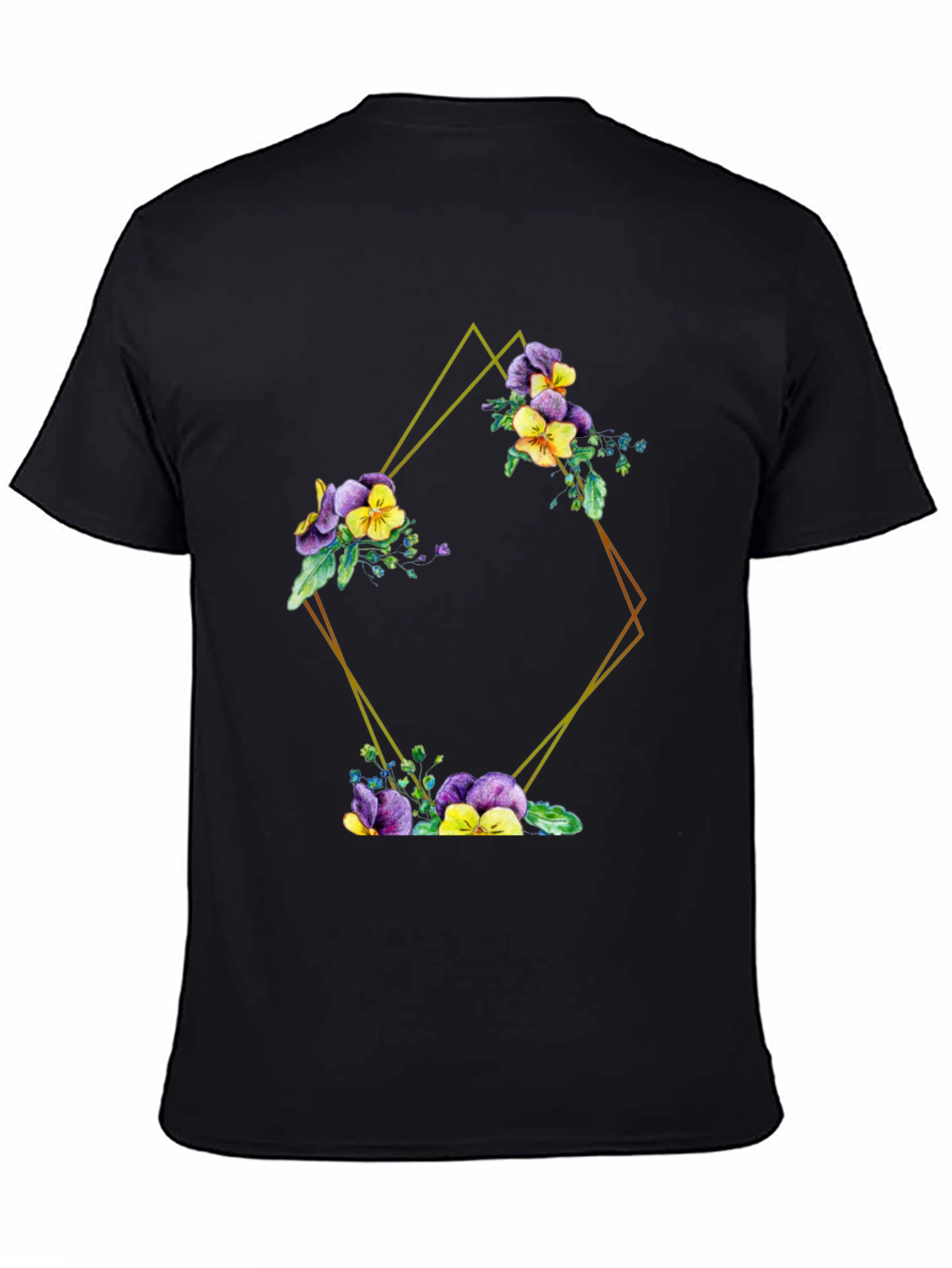 Floral Diamond Graphic Tee - Stylish & Unique!