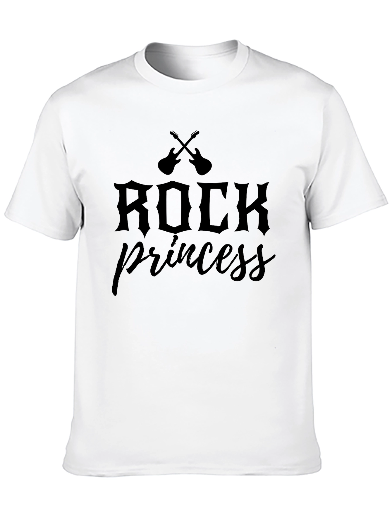 Rock Princess Black Graphic T-Shirt