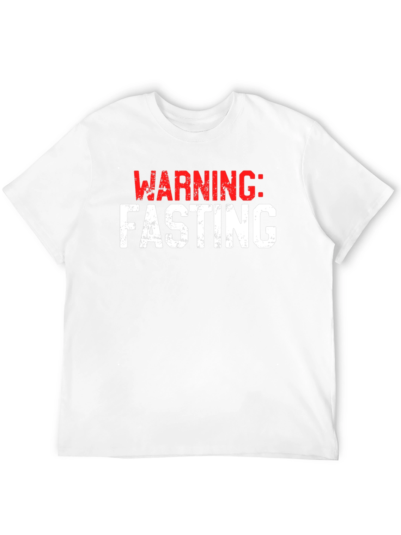 Warning: Fasting Black T-Shirt