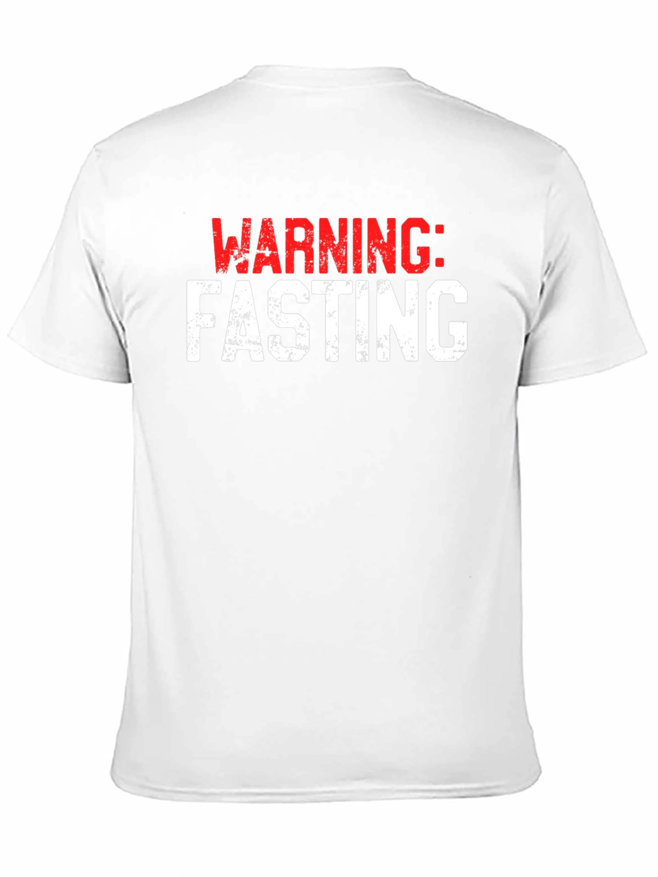 Warning: Fasting Black T-Shirt