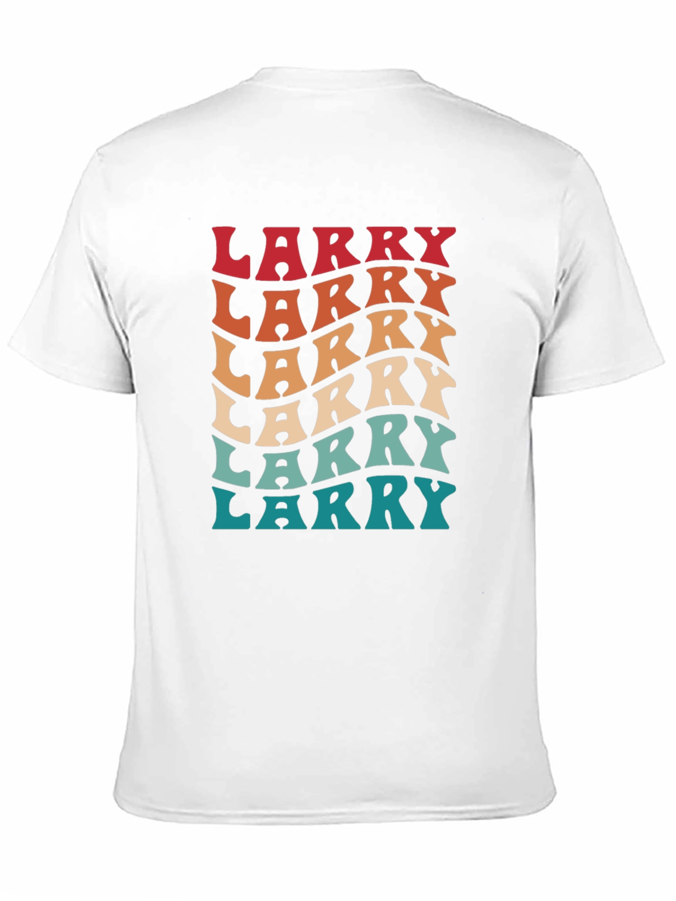 Retro Larry Graphic T-Shirt - Black