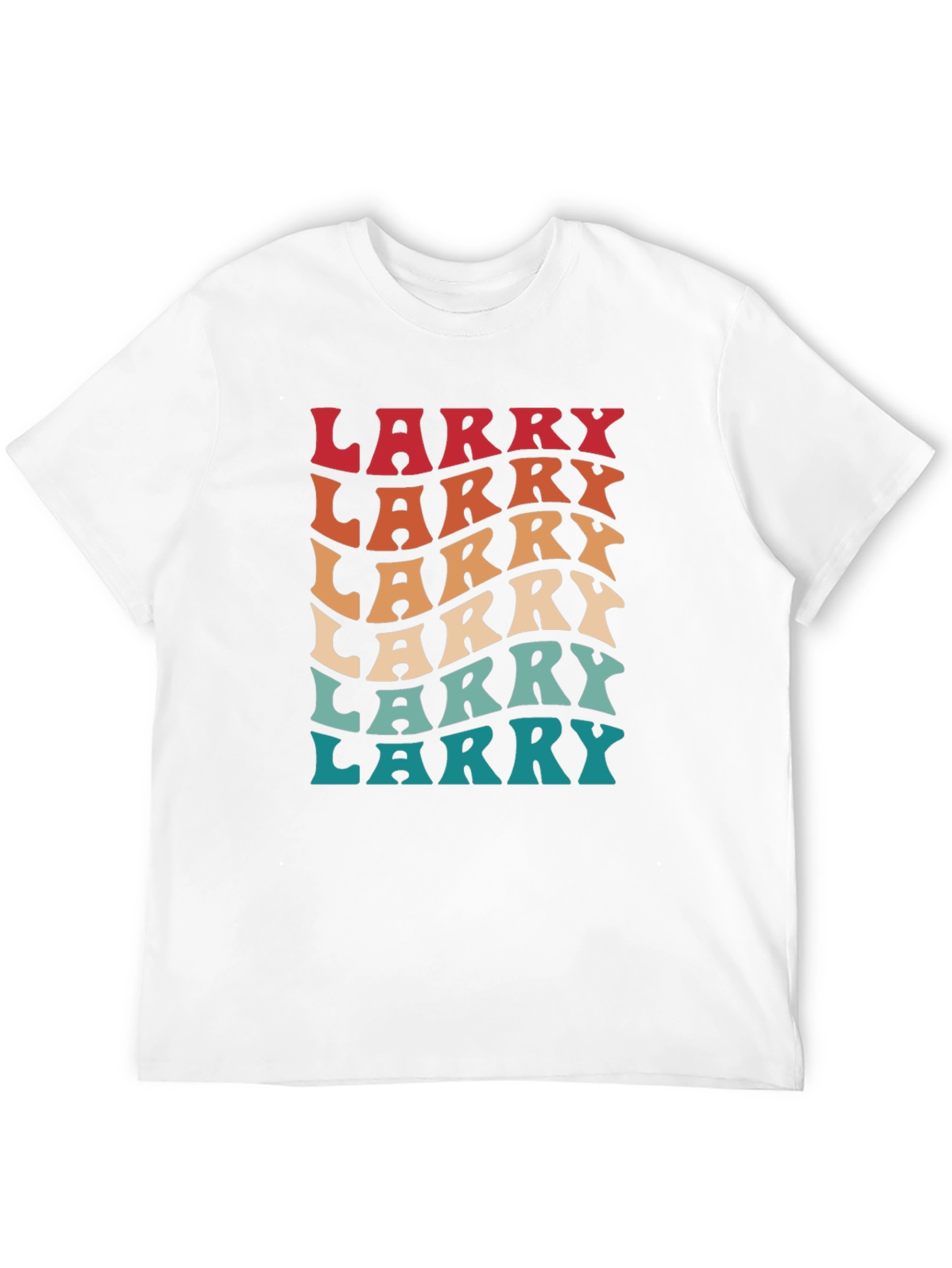 Retro Larry Graphic T-Shirt - Black