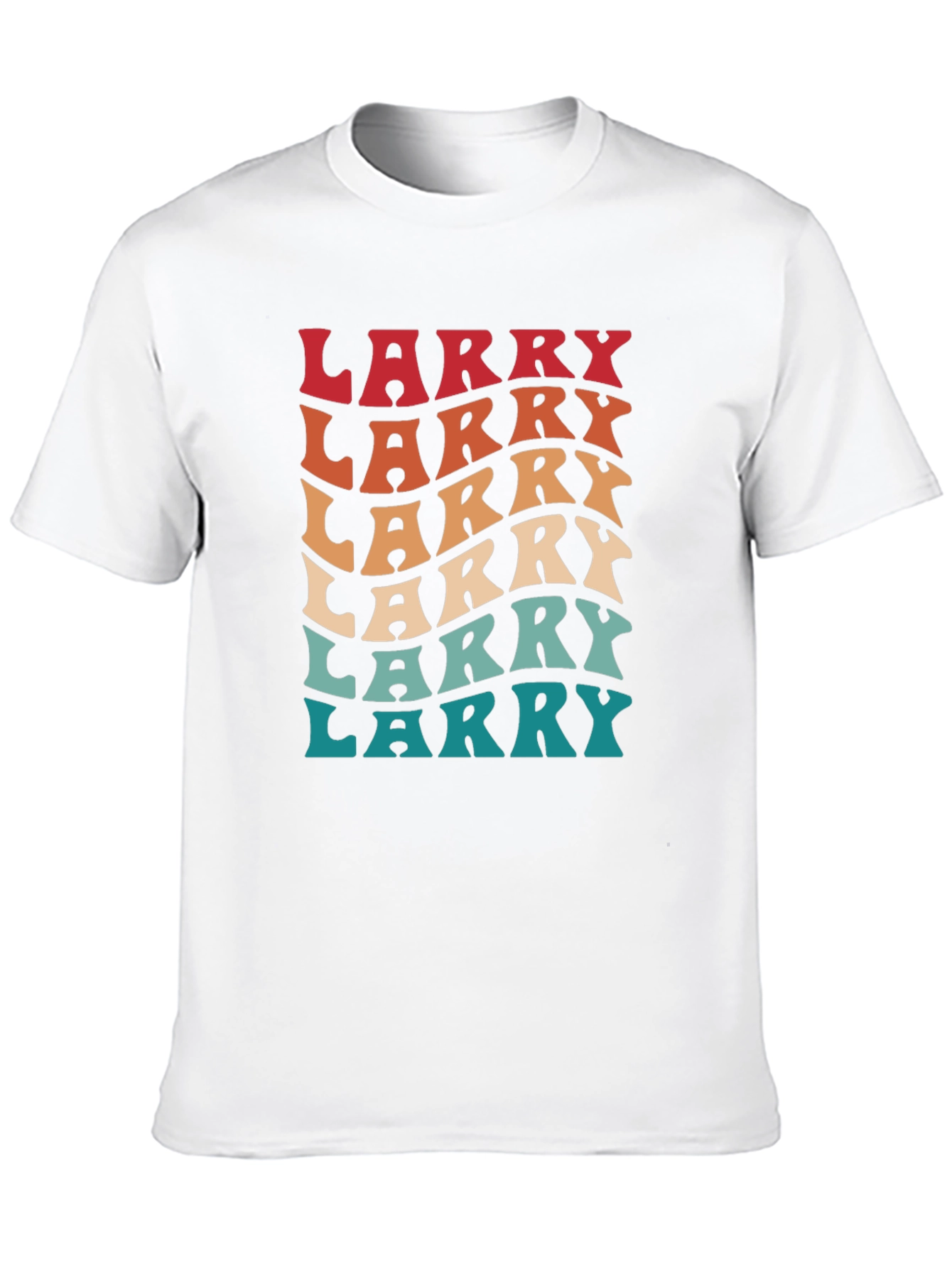 Retro Larry Graphic T-Shirt - Black