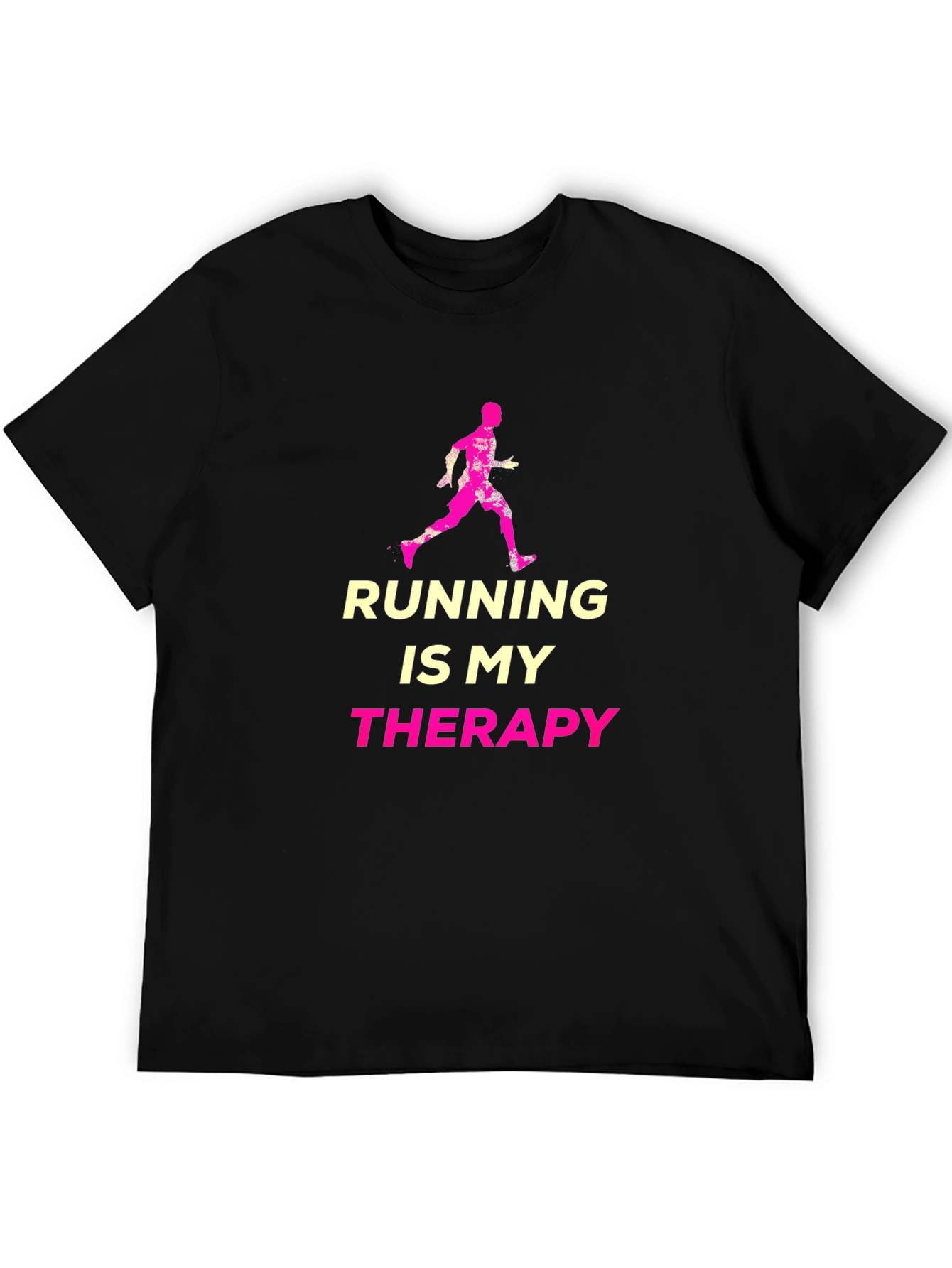 Running Is My Therapy Graphic Tee