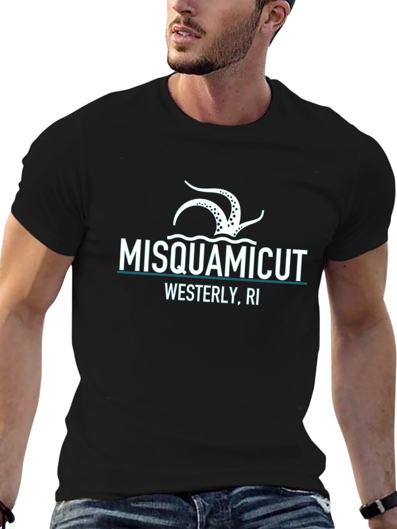 Misquamicut Rhode Island Graphic T-Shirt