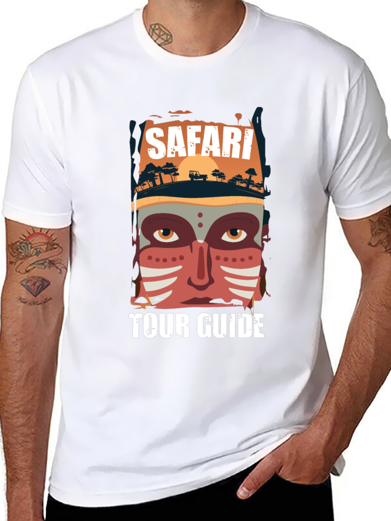 Safari Tour Guide Graphic Tee