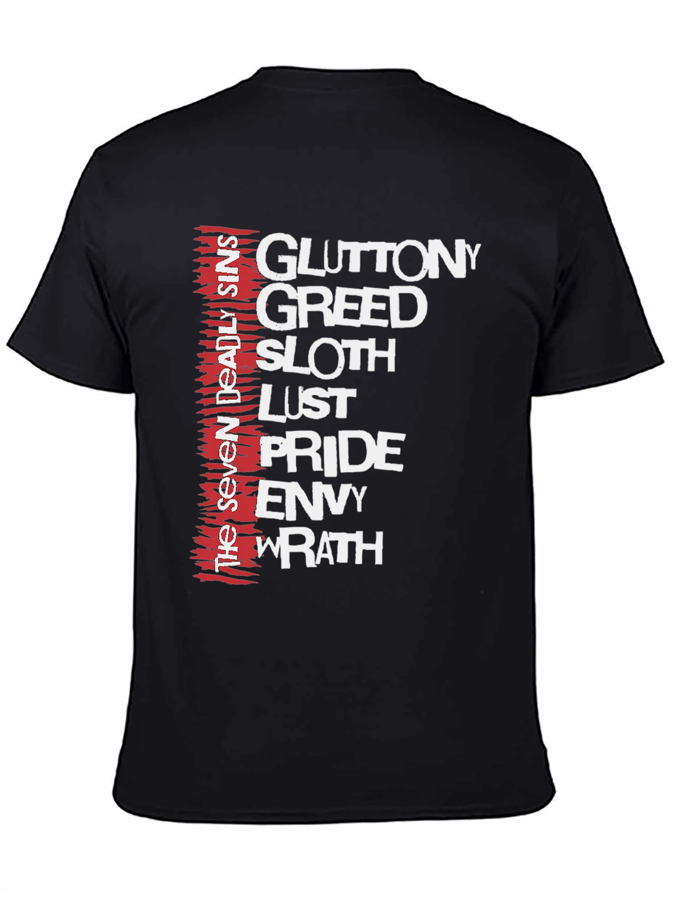 Seven Deadly Sins Graphic T-Shirt - Menswear