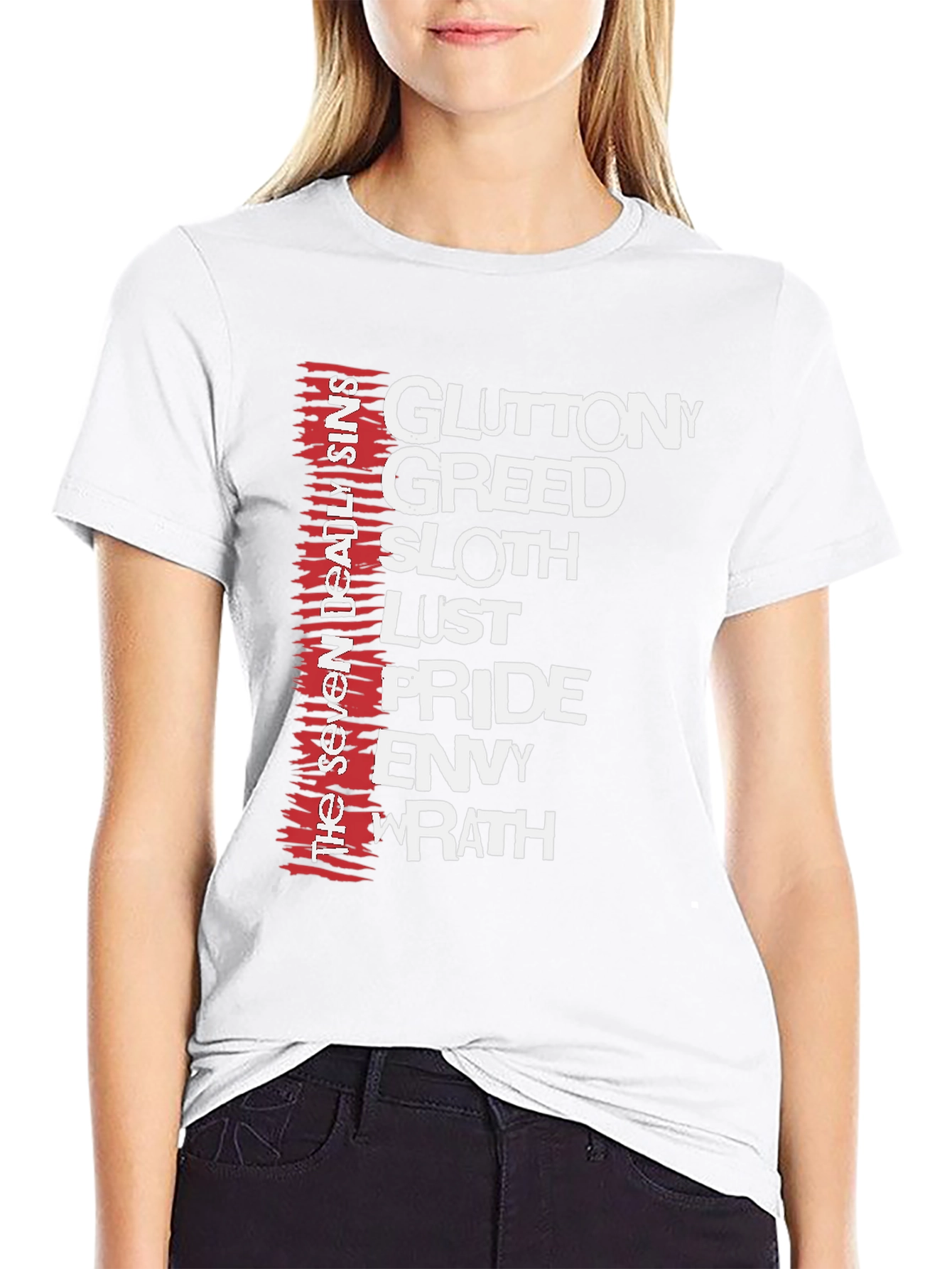 Seven Deadly Sins Graphic T-Shirt - Menswear
