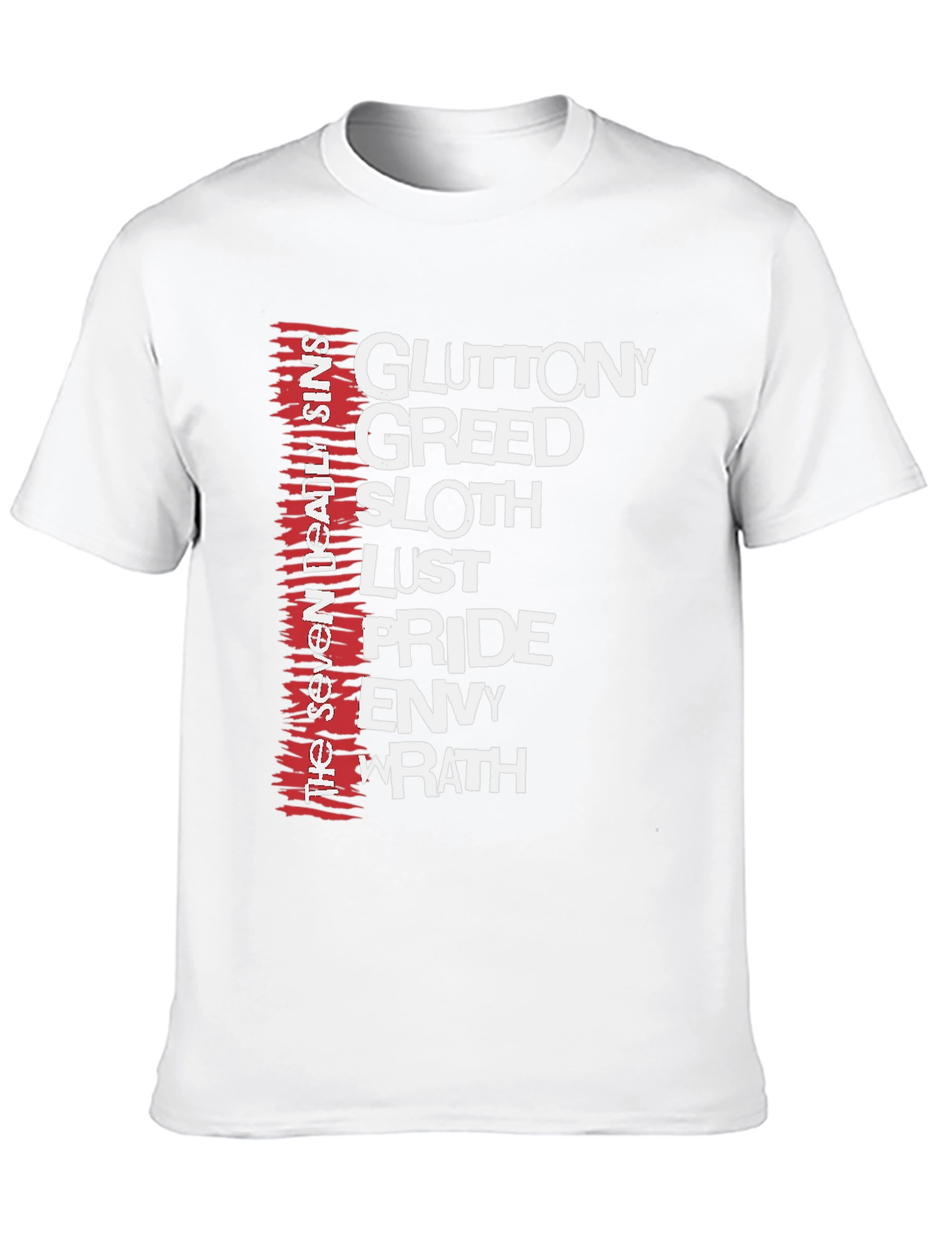 Seven Deadly Sins Graphic T-Shirt - Menswear