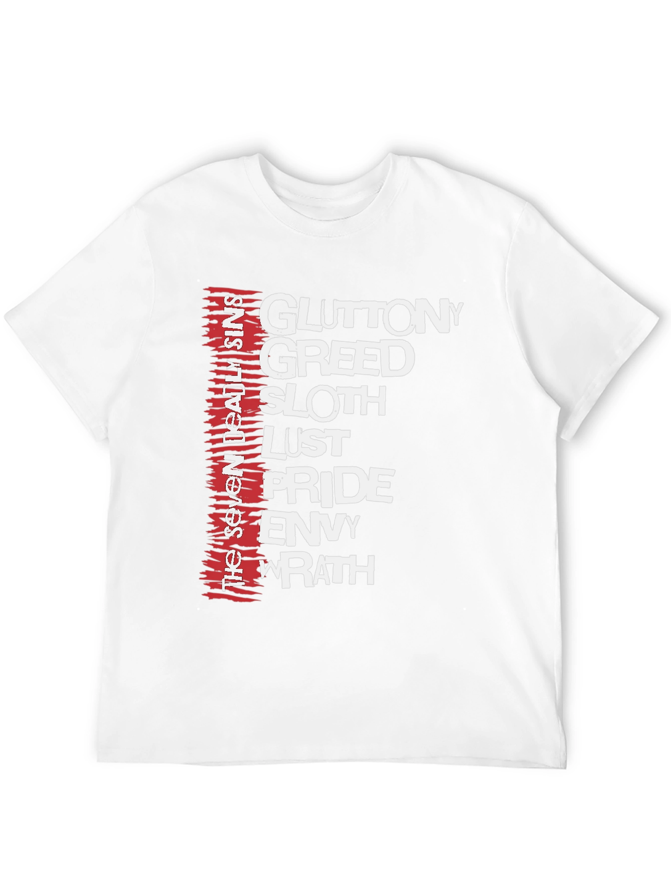 Seven Deadly Sins Graphic T-Shirt - Menswear