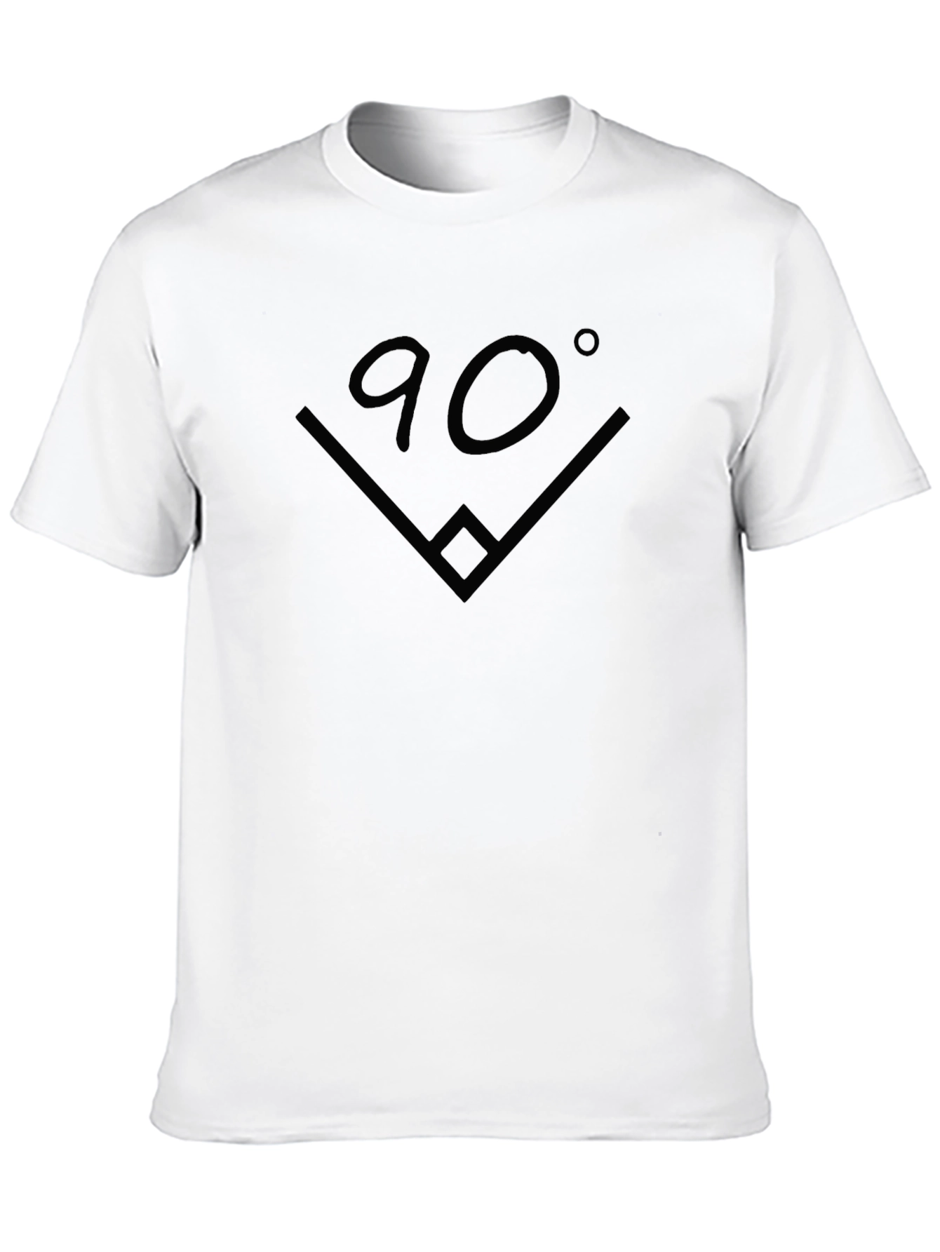 90 Degree Angle Graphic T-Shirt