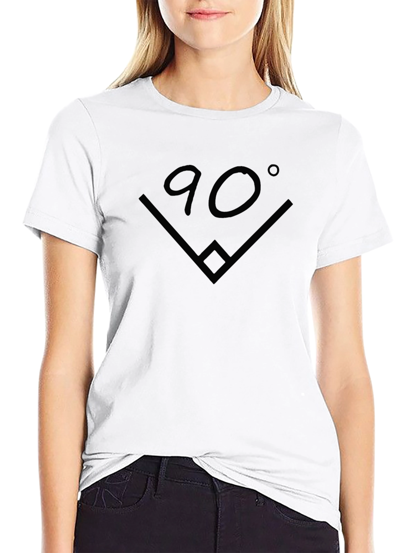 90 Degree Angle Graphic T-Shirt