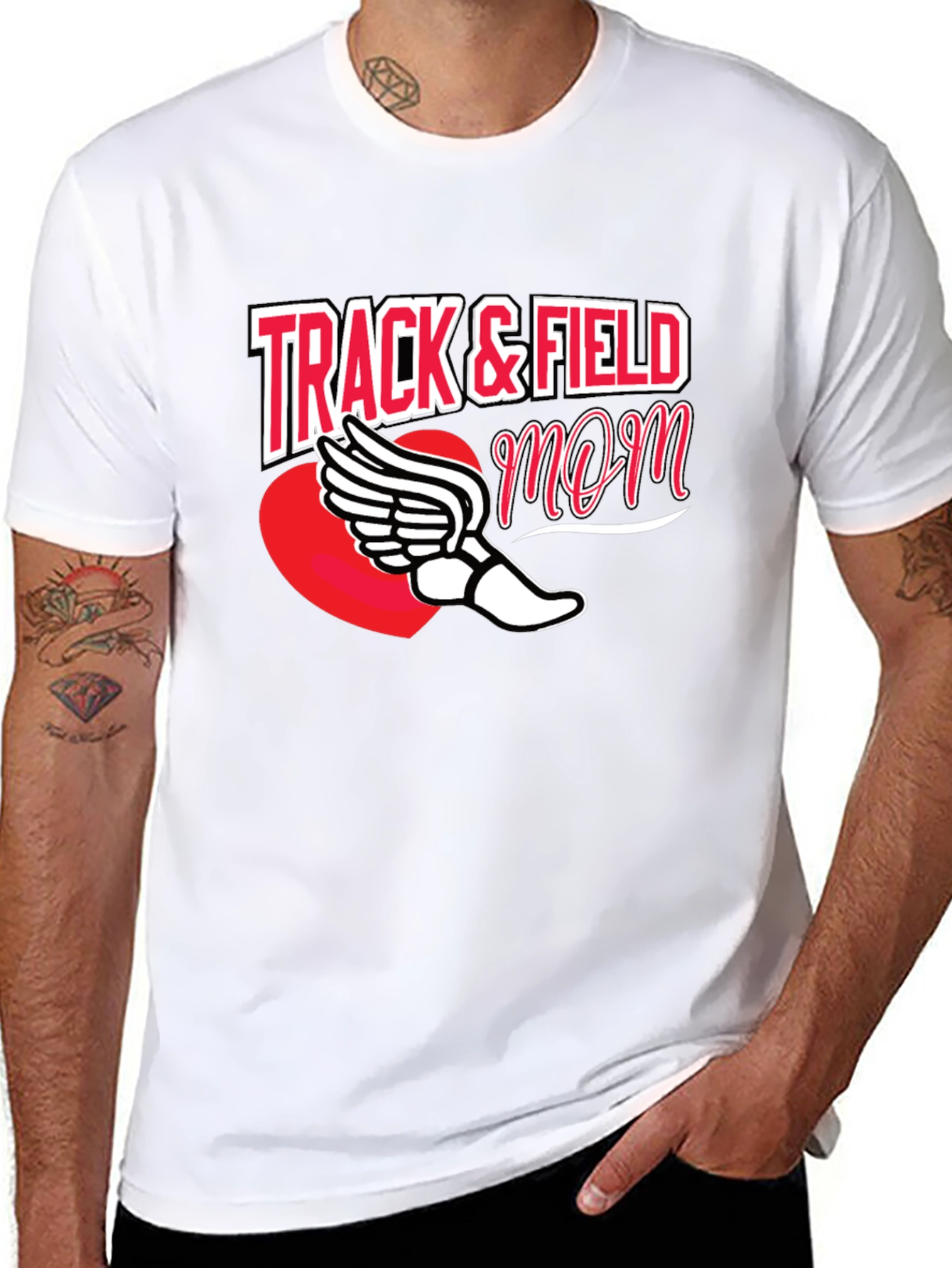 Track & Field Mom Graphic Tee
