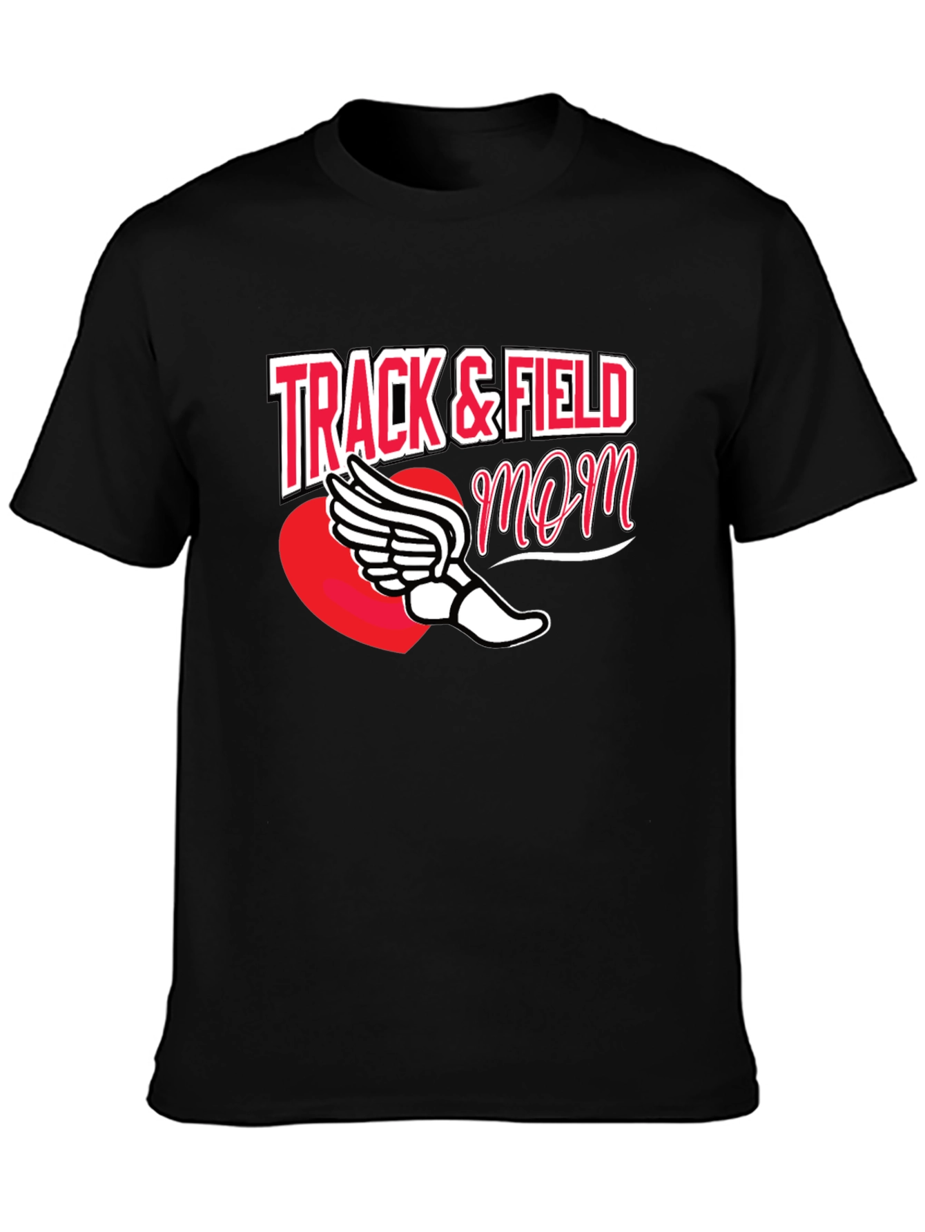 Track & Field Mom Graphic Tee