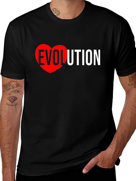 Evolution Heart Graphic T-Shirt