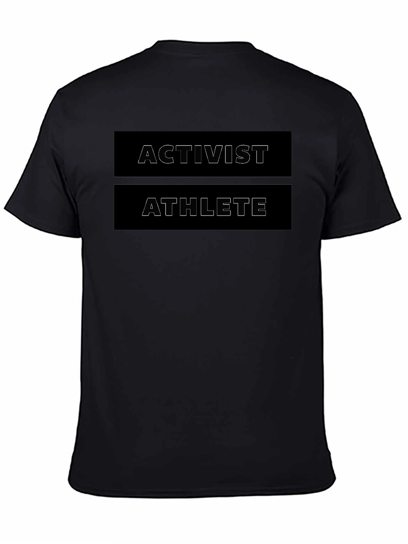 Activist Athlete Graphic Tee - Black