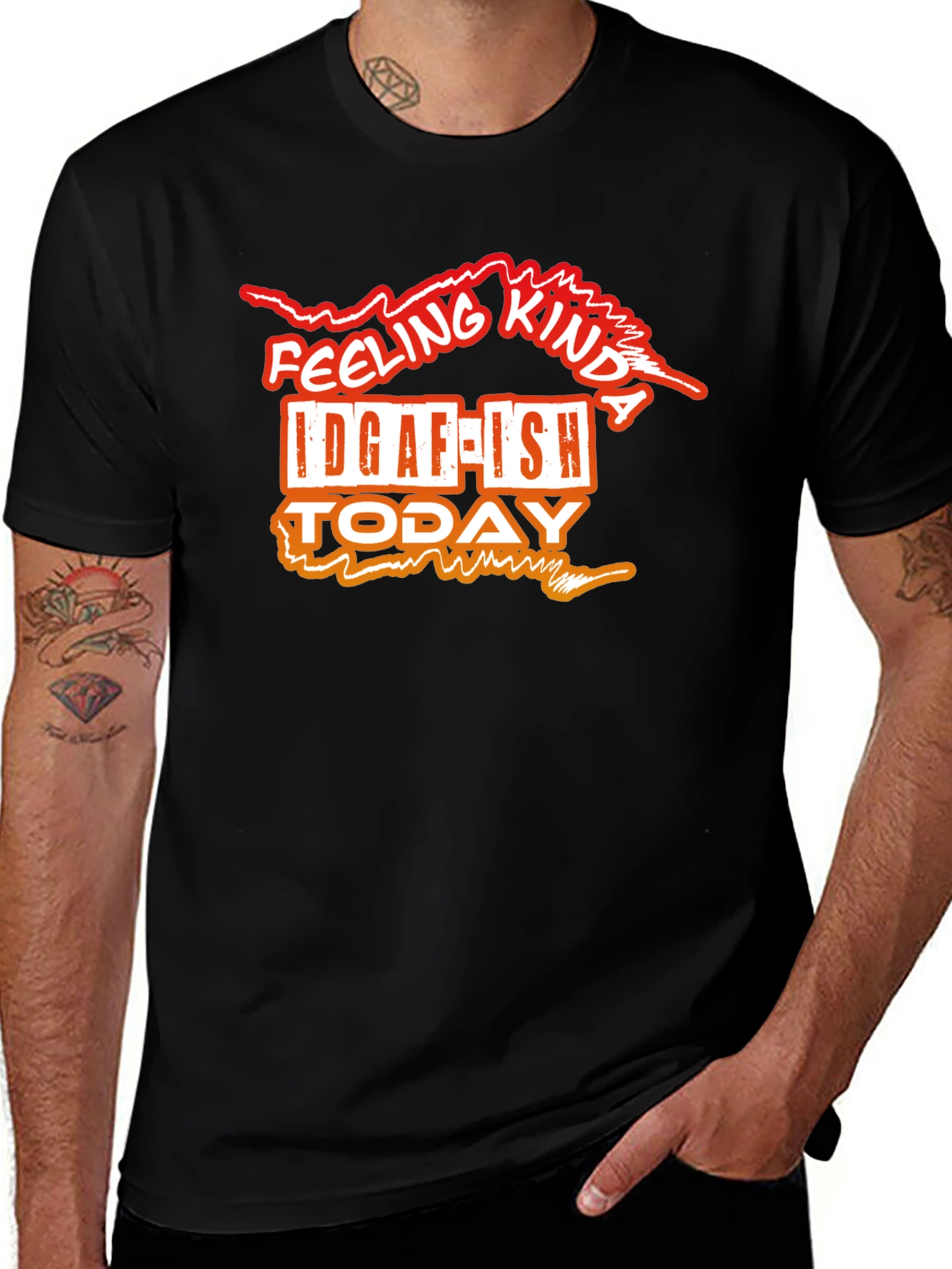 IDGAF-ISH Today Funny Graphic T-Shirt