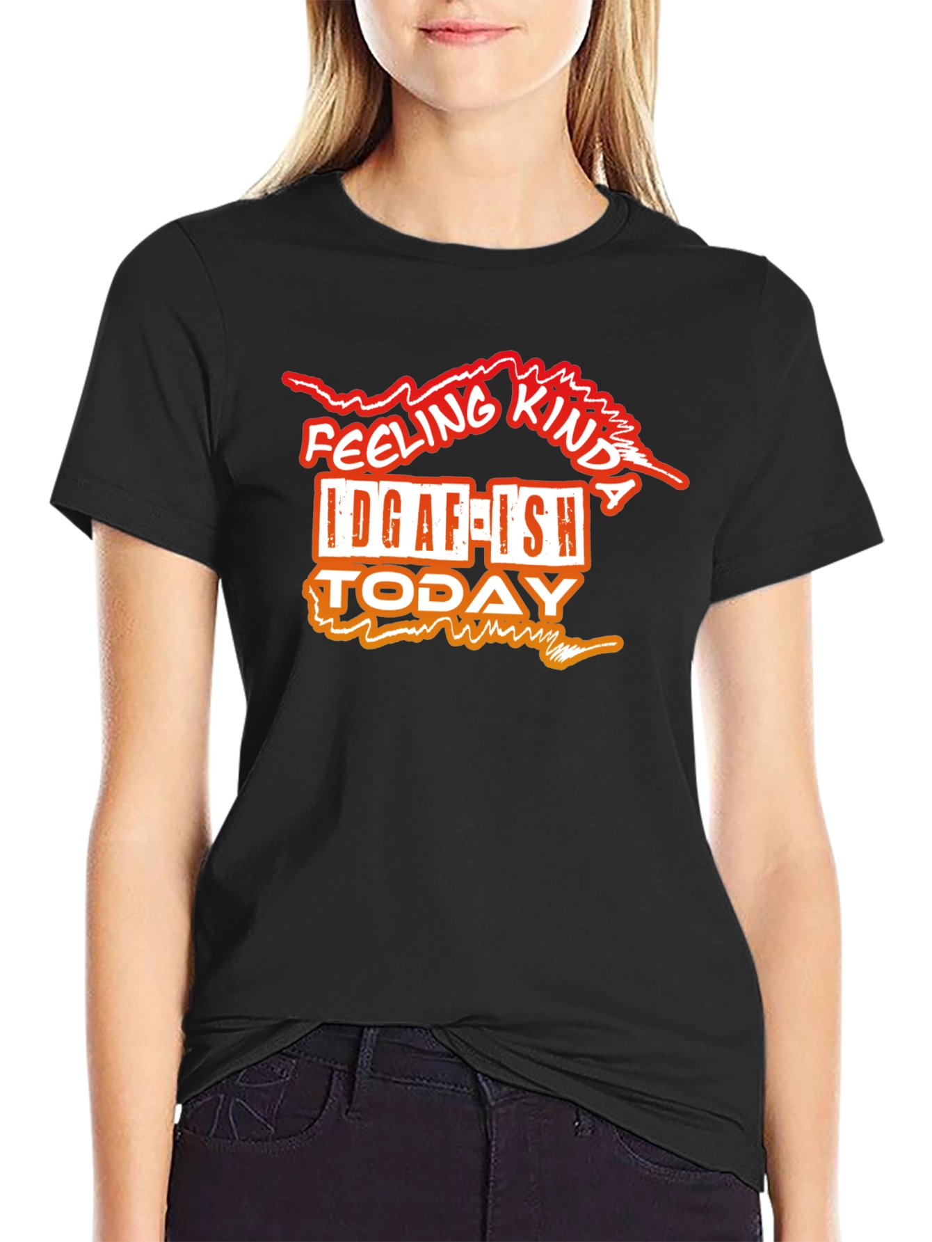 IDGAF-ISH Today Funny Graphic T-Shirt