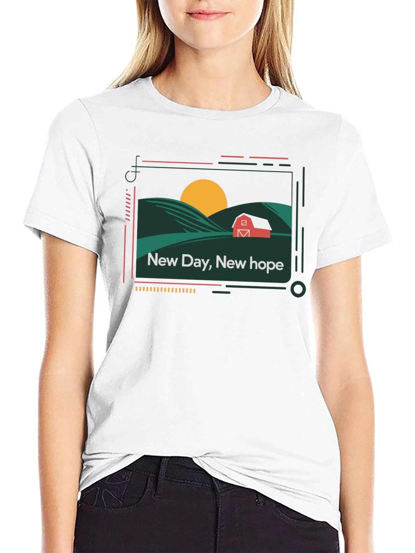 New Day New Hope Graphic T-Shirt