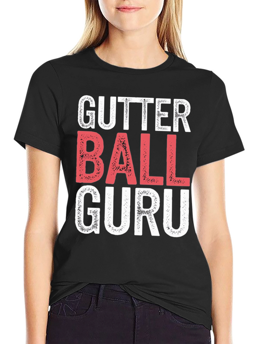 Gutter Ball Guru T-Shirt - Funny Bowling Tee