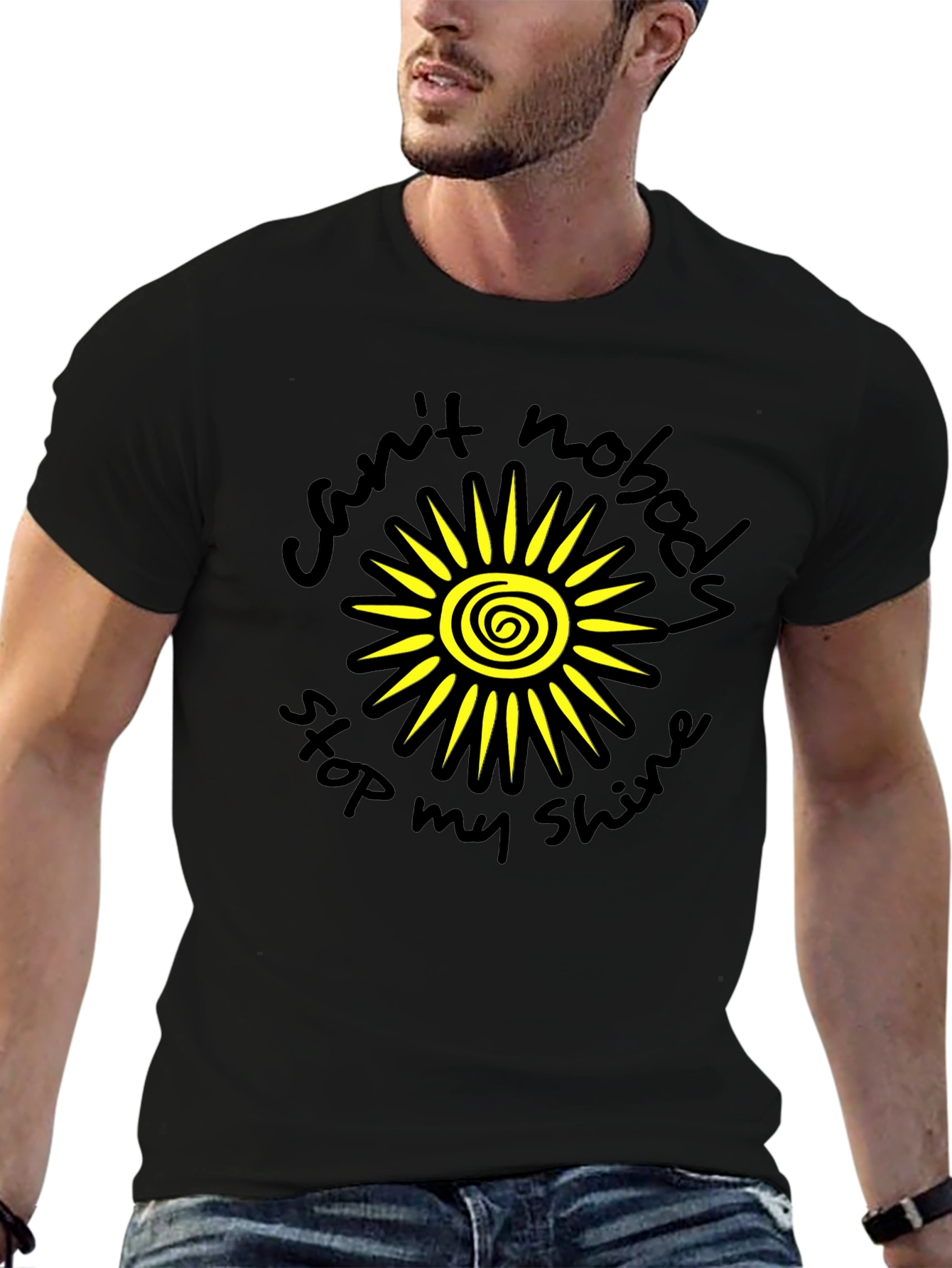 Sunshine Graphic Tee - Cant Nobody Stop My Shine