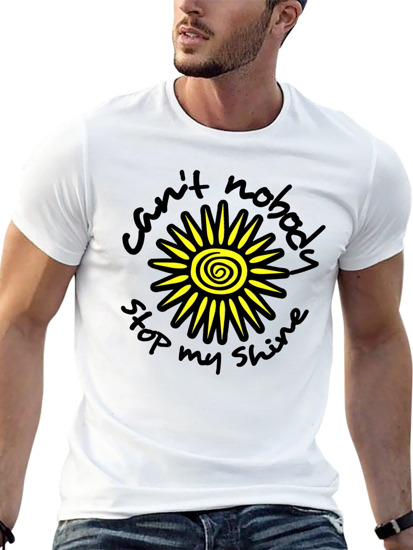 Sunshine Graphic Tee - Cant Nobody Stop My Shine