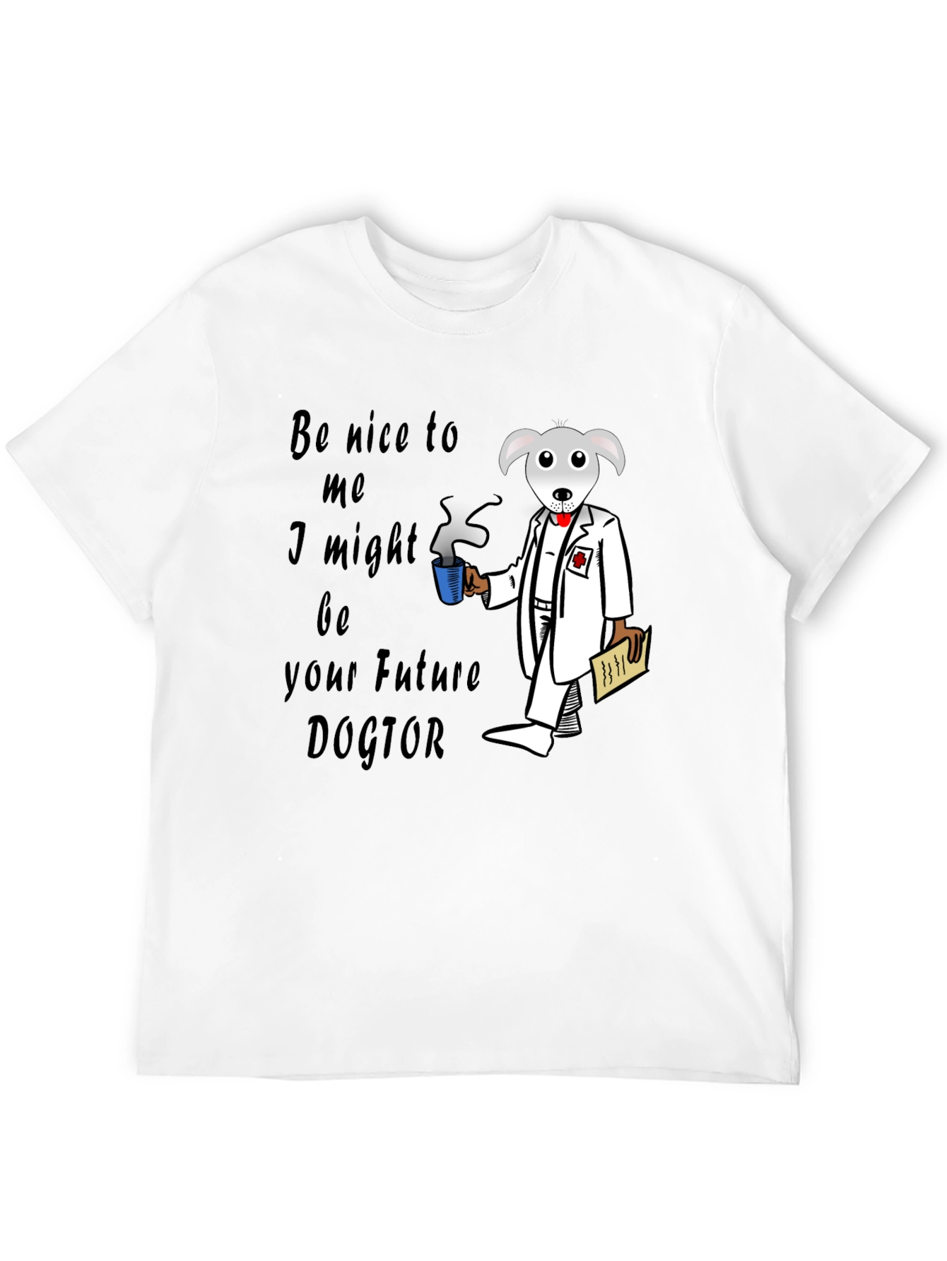 Future Dogtor T-Shirt - Novelty Graphic Tee