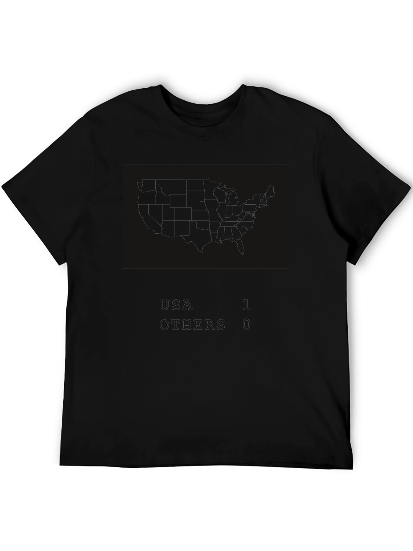 Mens Solid Black Crew Neck Short Sleeve T-Shirt