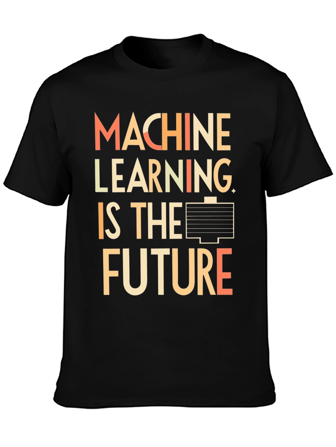 Machine Learning is the Future Black T-Shirt
