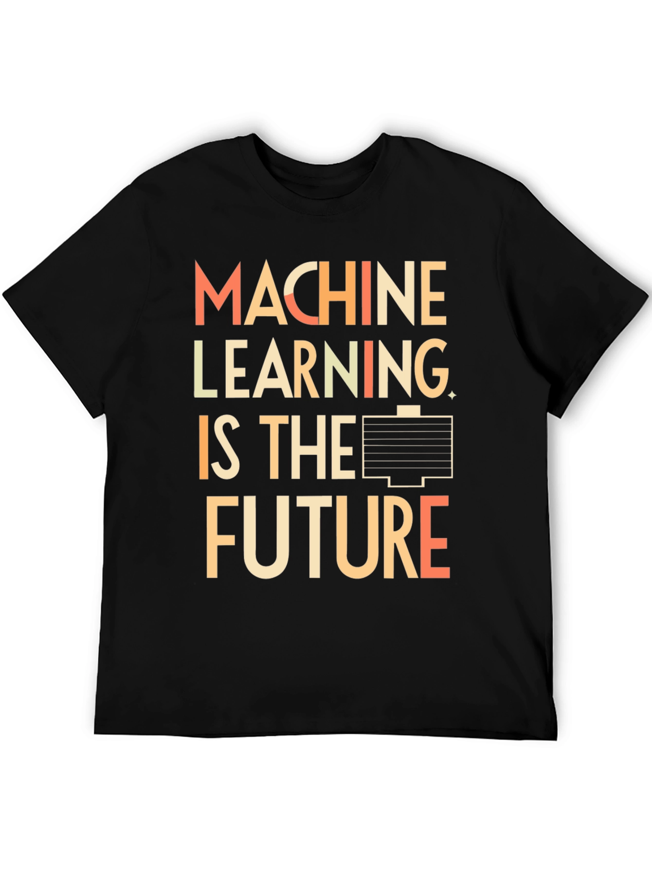 Machine Learning is the Future Black T-Shirt