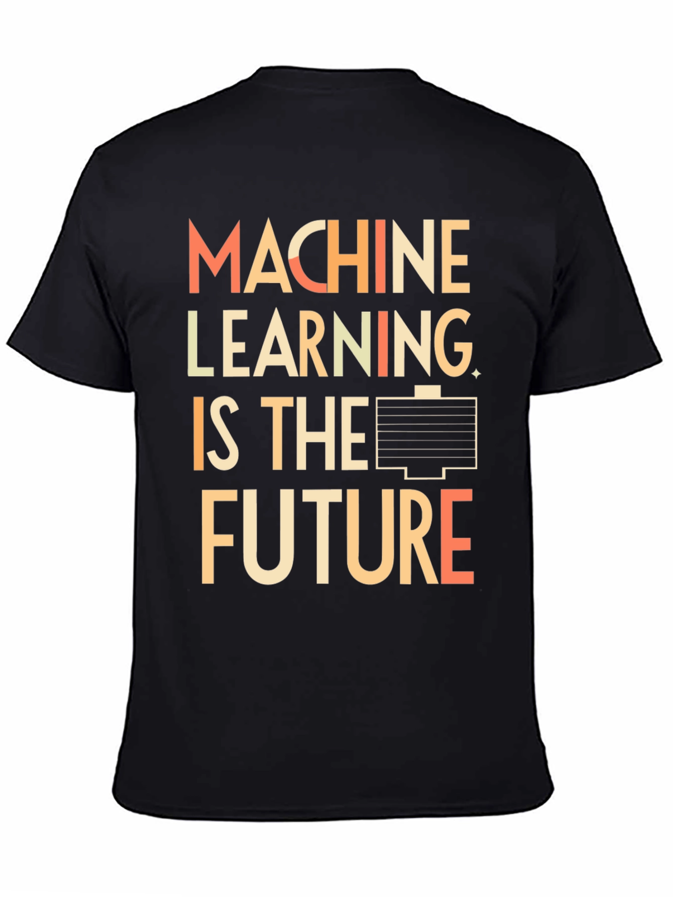 Machine Learning is the Future Black T-Shirt