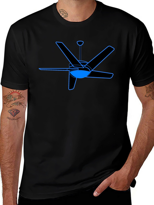 Ceiling Fan Graphic Tee - Stylish Comfort