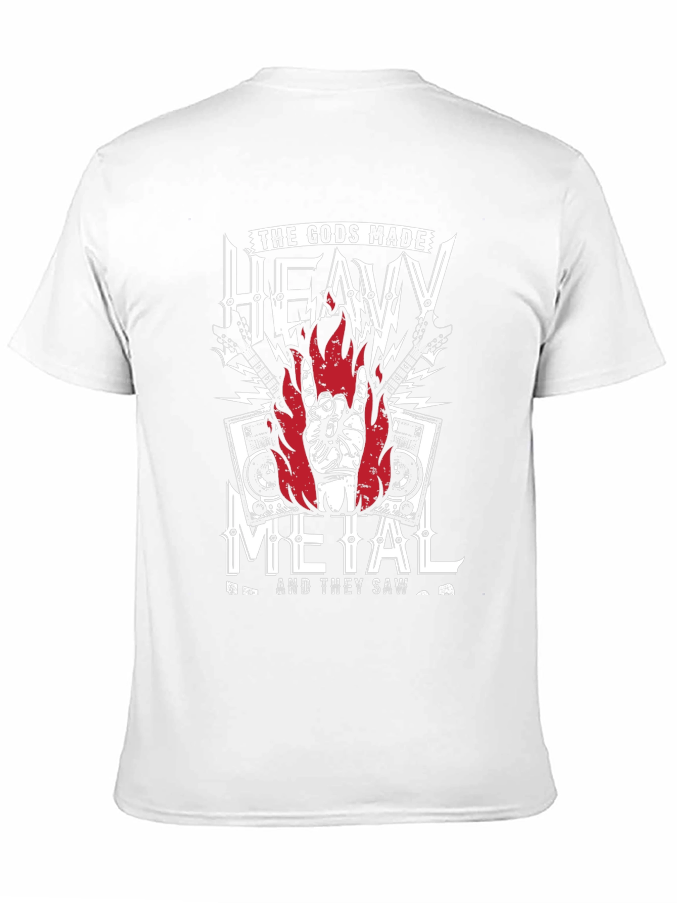 Heavy Metal Graphic T-Shirt - Rock Concert Tee