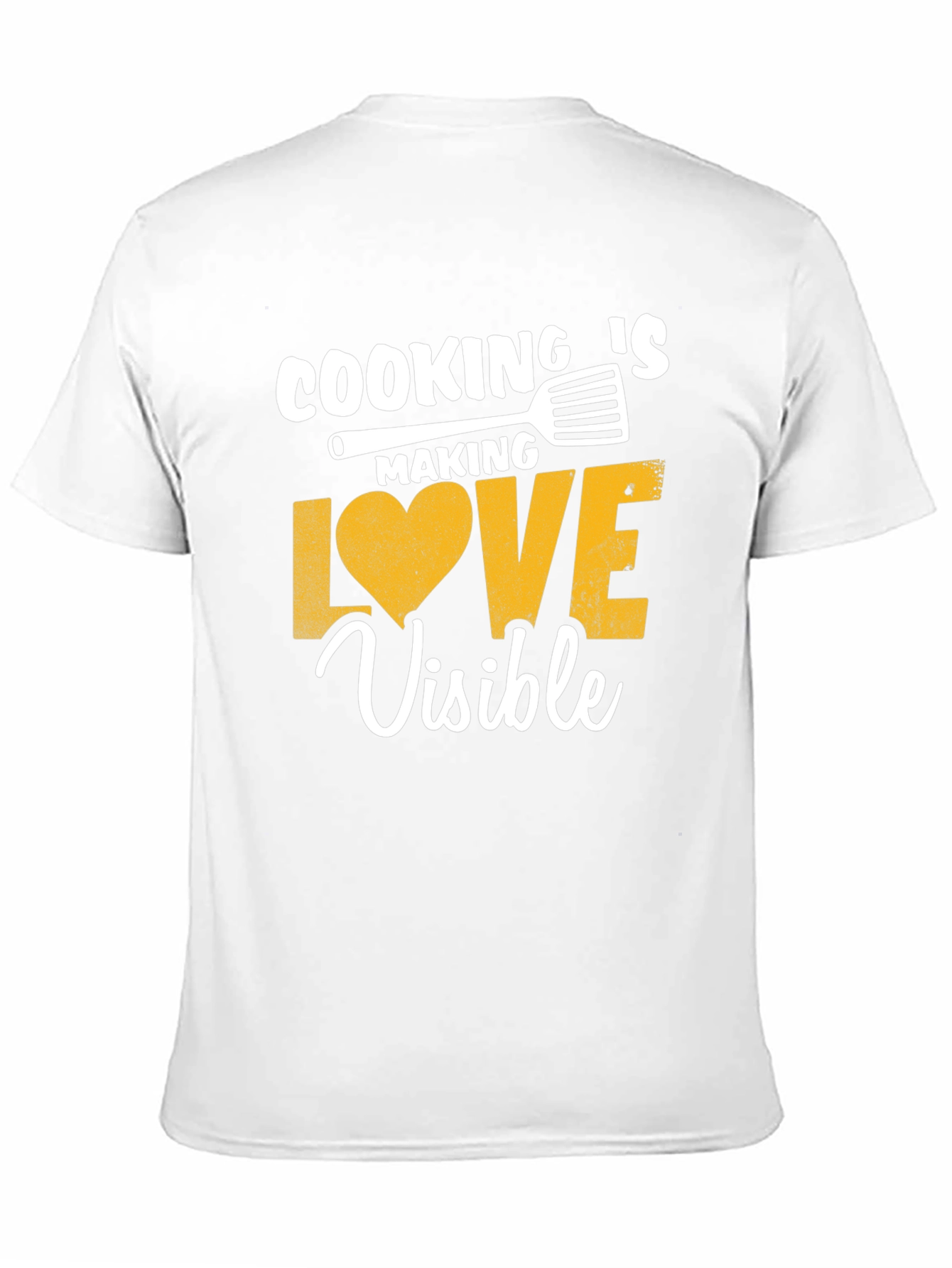 Cooking Is Love Visible Black Graphic Tee