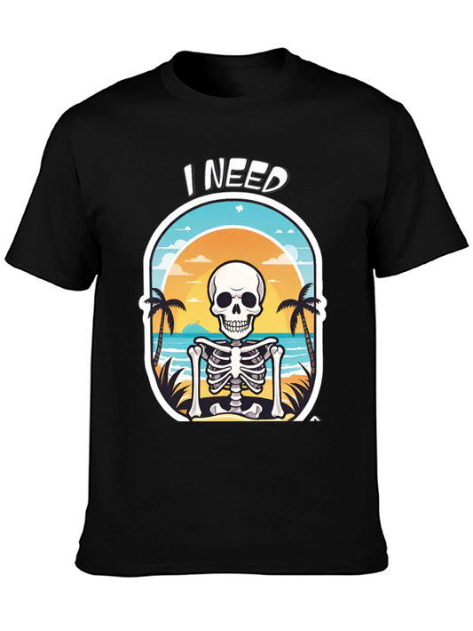 I Need a Beach Skeleton T-Shirt
