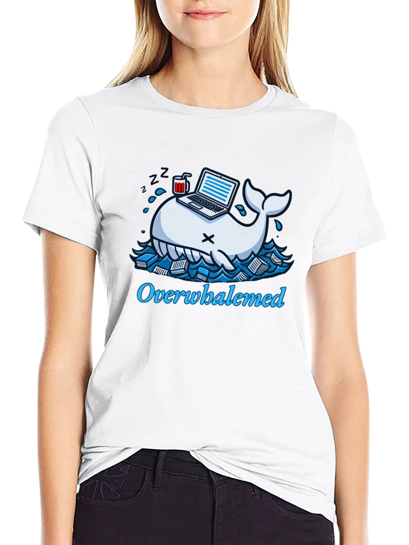 Overwhaledmed Funny T-Shirt